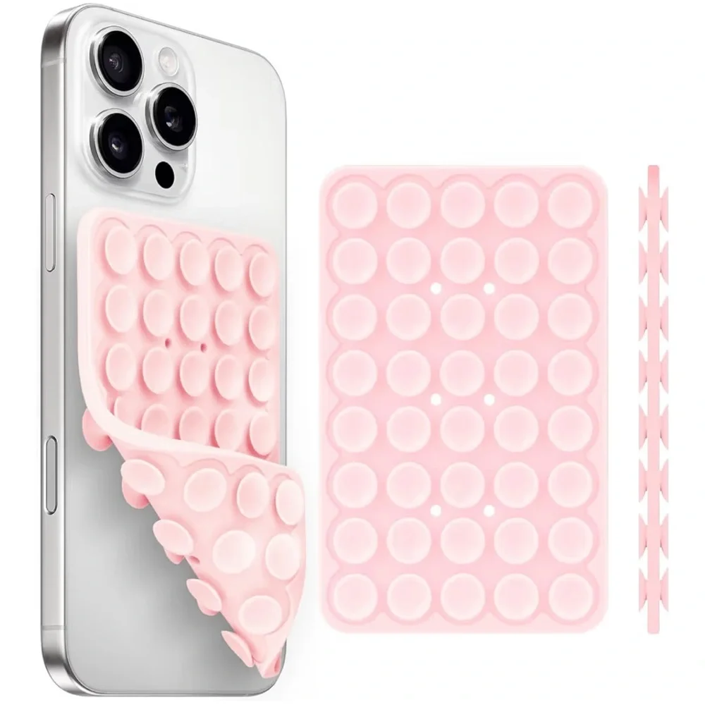 Silicone Suction Cup Phone Case Mount Double Sided, Phone Accessories Hands-Free